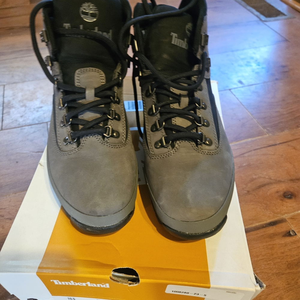 Timberland Men's Charcoal Lace-Up Boots